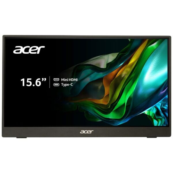 Acer 15.6 FHD 60Hz 4ms USB-C Portable Monitor PM161Q B