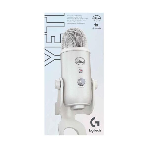 Blue Yeti 3-capsule USB Microphone White -3