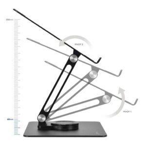 Bonelk Elevate 360 Laptop Stand Black 2