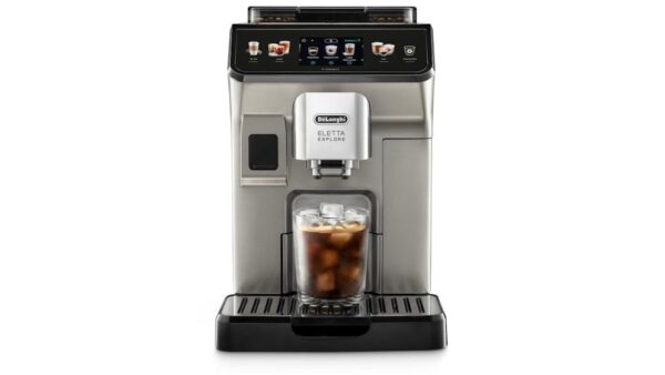 De'Longhi Eletta Explore Connect Automatic Coffee Machine - Titanium-4