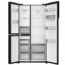 Haier 575L S+ 3-Door Side By Side Fridge with Non-Plumbed Water Dispenser - Black