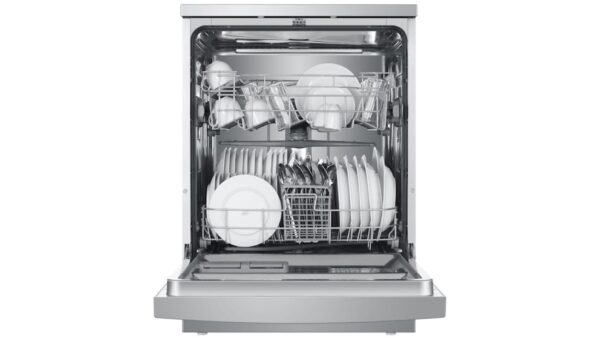 Haier 60cm Freestanding Dishwasher - Silver