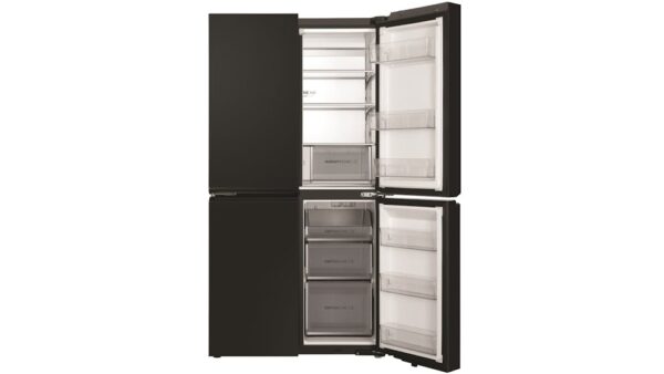 Haier 623L Quad Door Fridge with Ice & Water Dispenser - Black-2