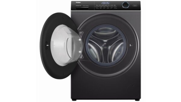 Haier 9.5kg Front Load Washing Machine with WiFi Compatibility - Black