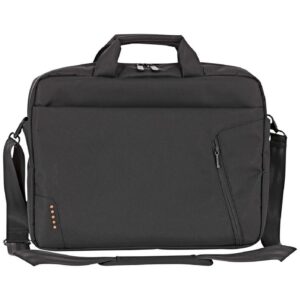 J.Burrows 15.622 Laptop Bag with External Zip Pocket Black