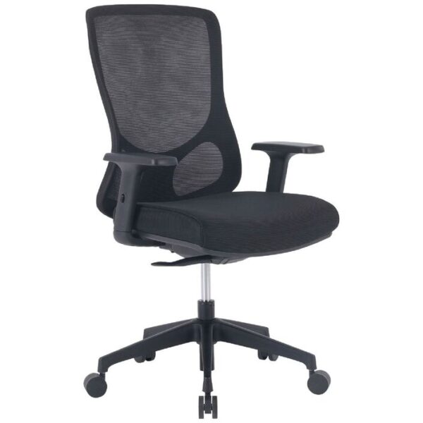 J.Burrows Halifax Ergonomic Chair Black