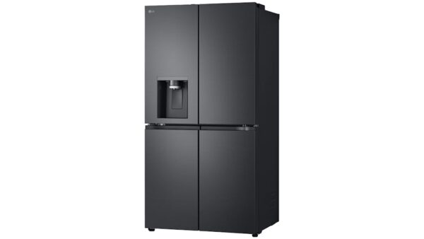 LG 637L French Door Fridge with Ice & Water Dispenser - Matte Black-2