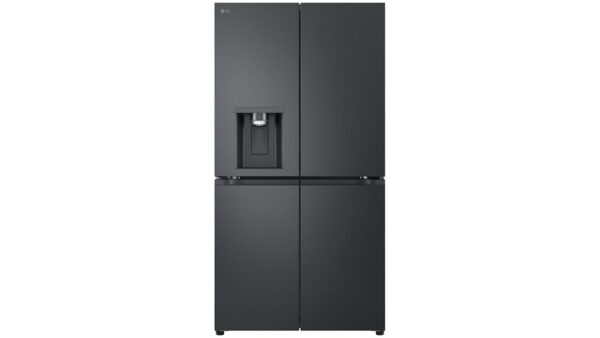 LG 637L French Door Fridge with Ice & Water Dispenser - Matte Black-4