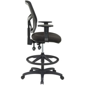 Matrix Mesh 2 Drafting Chair With Arms Black 2