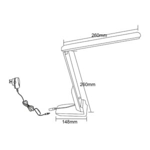 Mercator Devo LED Desk Lamp 5W White 2