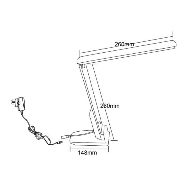 Mercator Devo LED Desk Lamp 5W White-2