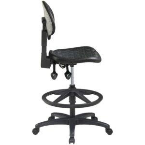 Pago Poly Ergonomic Drafting Chair Black 2