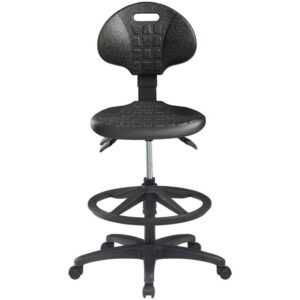 Pago Poly Ergonomic Drafting Chair Black 3