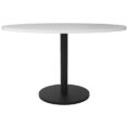 Rapidline Disc Base Round Table 1200mm White and Black-2