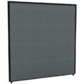 Stilford Screen 1200 W x 1250 H mm Black Frame Grey Fabric