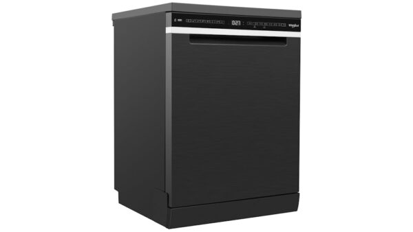 Whirlpool 60cm 14 Place Setting Freestanding Dishwasher - Black Stainless Steel-3